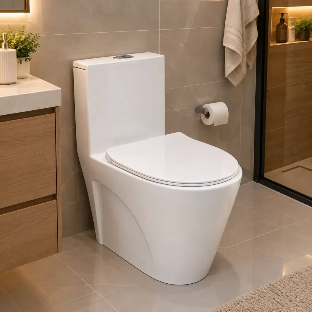 Vaso Sanitário Privada Monobloco Branco Caixa Acoplada Luxo Branco