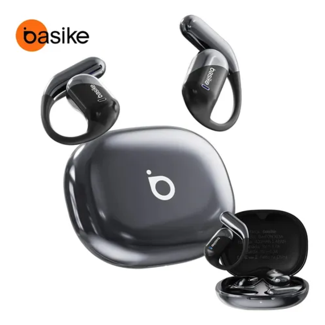 Fone de Ouvido Basike Bluetooth 6.0 Esportivo