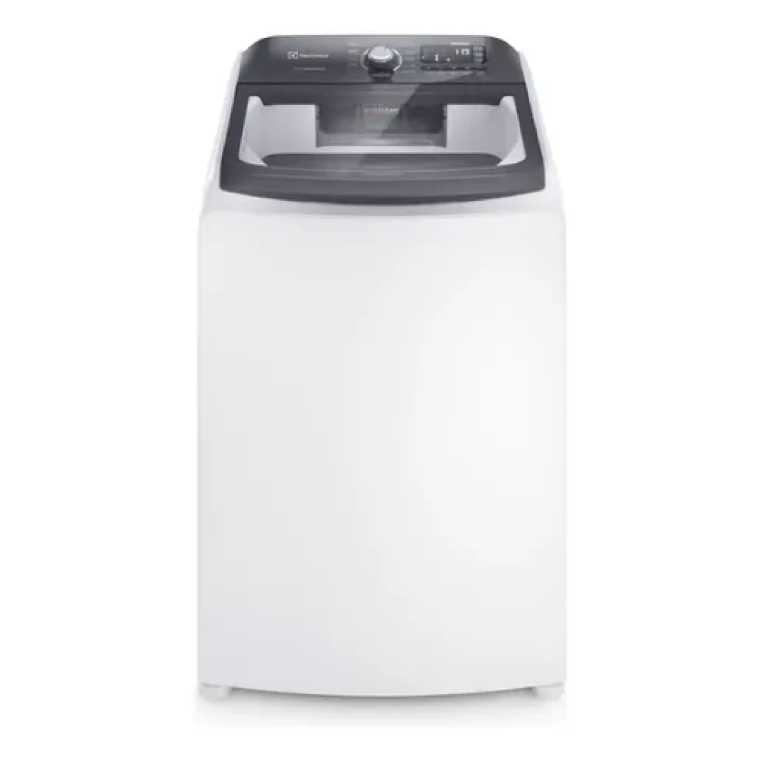 Máquina de Lavar Electrolux LEC15 Branca 15kg Premium Care com Cesto Inox Jet