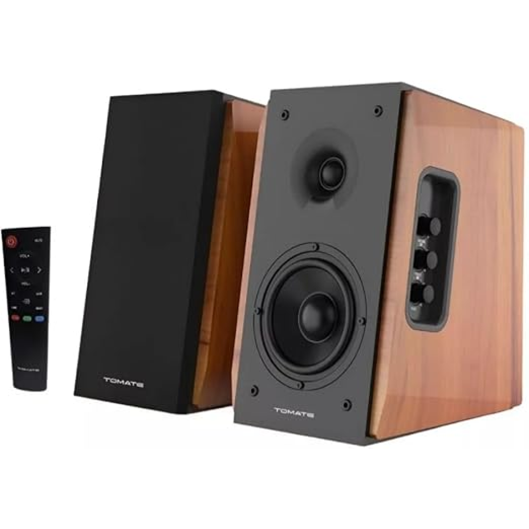 Caixa De Som Ativa Monitor Bluetooth Óptico Mts 2046 Preto