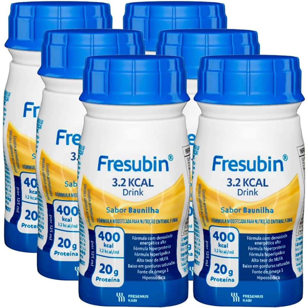 Fresubin 3.2 Kcal Baunilha 125ml Caixa com 6 Fresenius