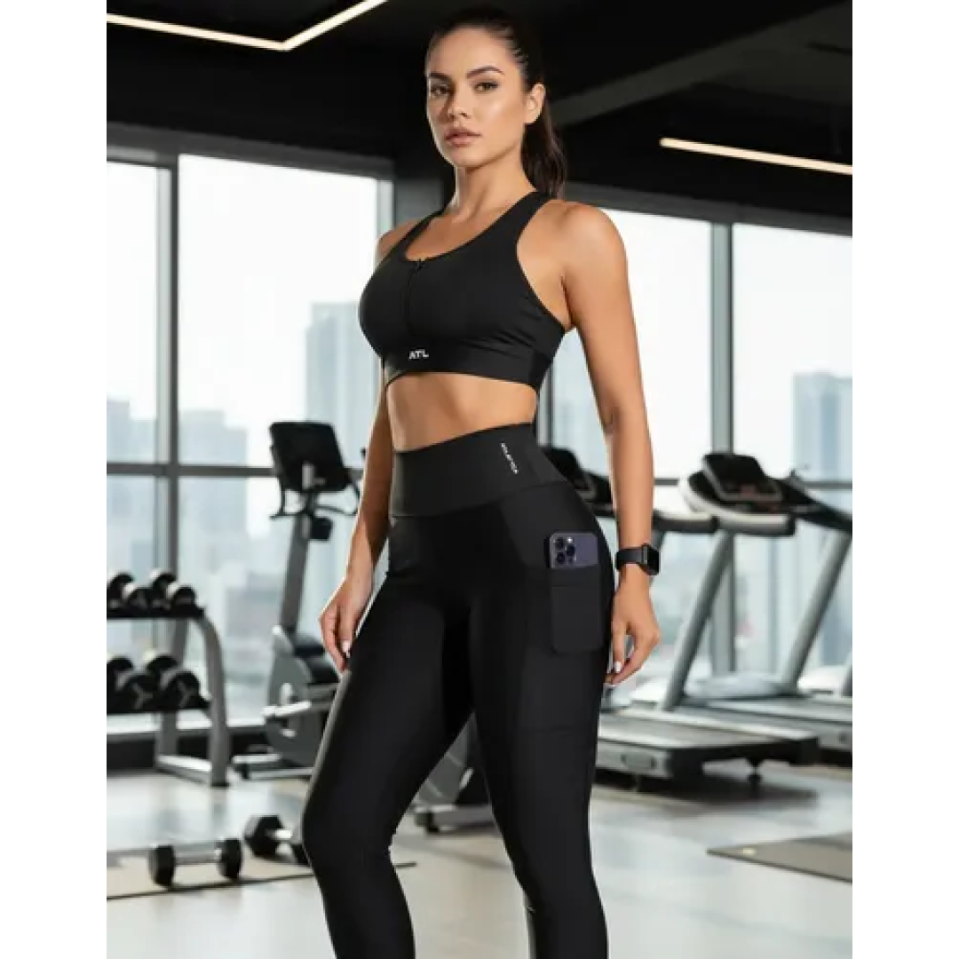 Calça Legging com Bolso Atletyca (11 cores)