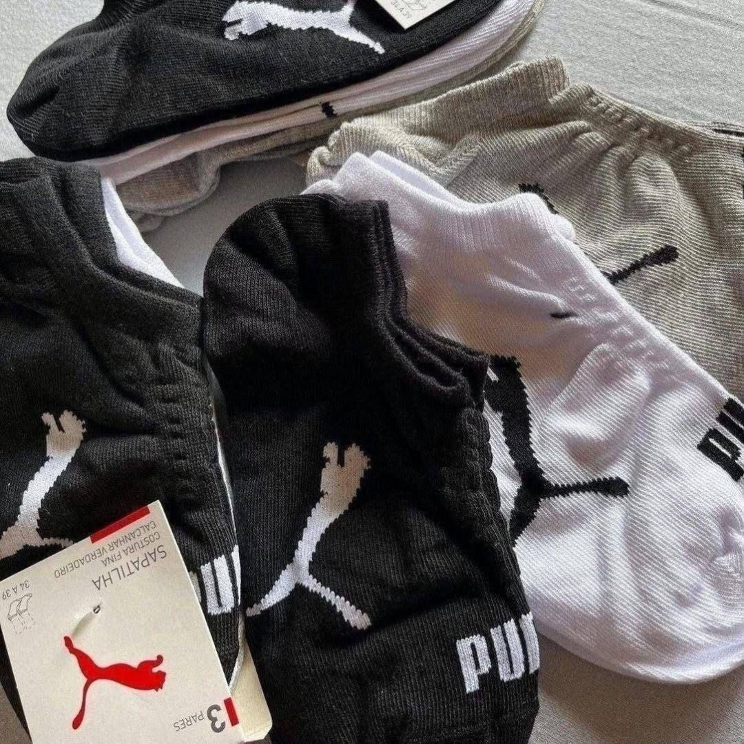 Kit 9 Pares Meias Puma Sapatilha