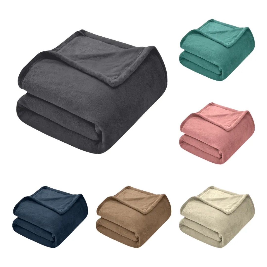 Manta Queen Soft Cobertor Microfibra Casal Anti Alérgica 240x220cm