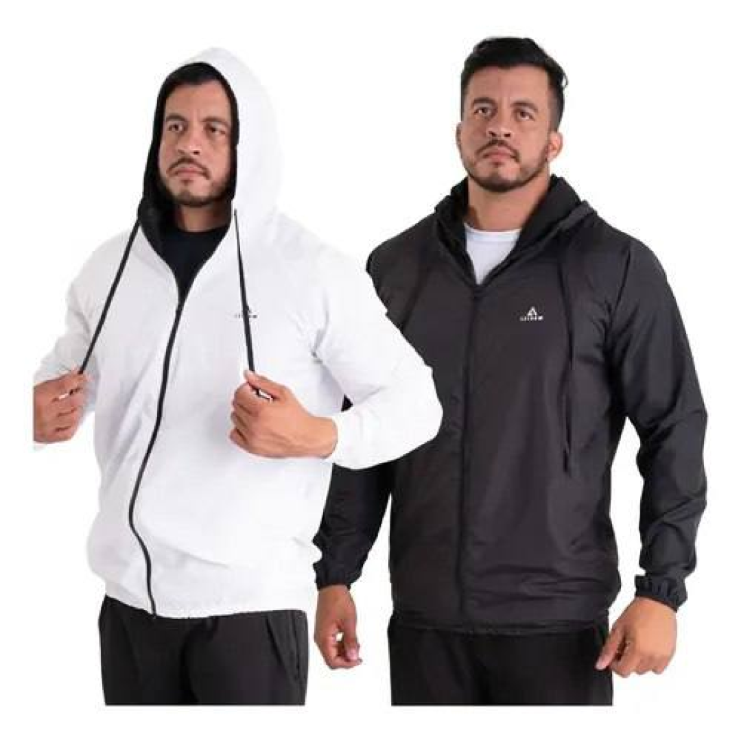 Kit 2 Jaquetas Corta Vento Impermeável Para Corrida Fitness
