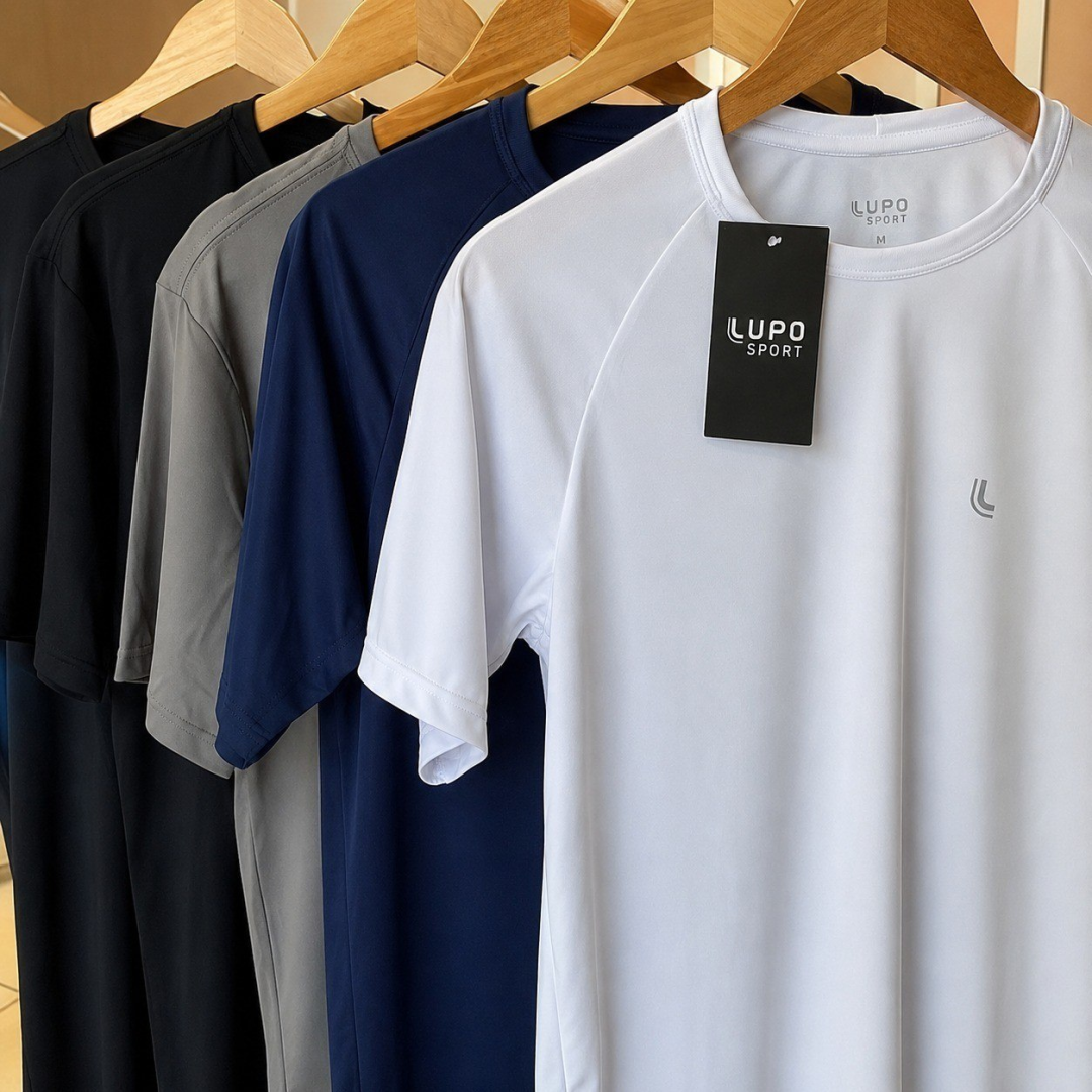 Camiseta Esportiva Lupo (5 cores)