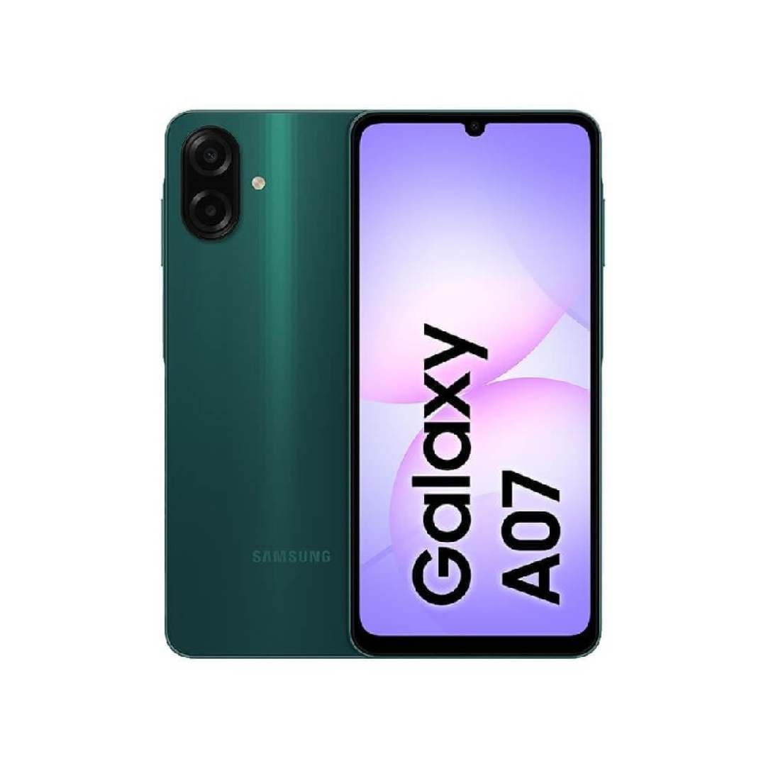 Samsung Galaxy A07 128GB, 4GB, Câm. 50MP, Tela 6.7"- Verde