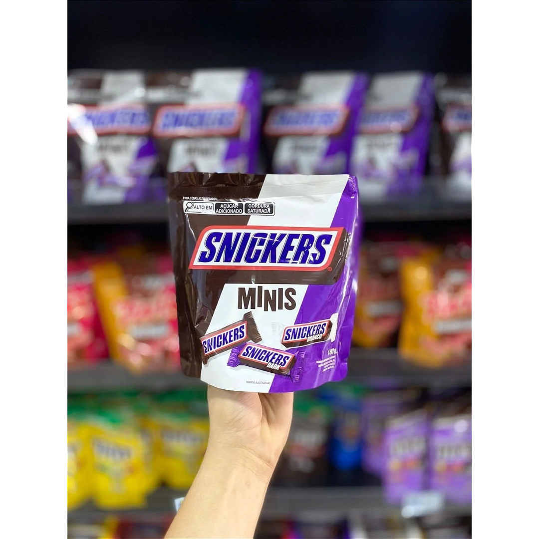 Chocolate Snickers Variedades Minis 180g