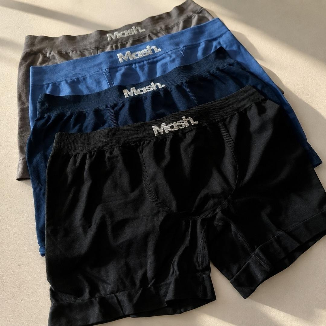 Kit com 4 Cuecas Boxer Microfibra Mash