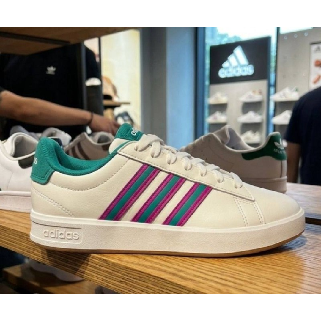 Tênis Feminino Grand Court 3.0 adidas Cwhite/purbur/secogr Lisa 36 Br