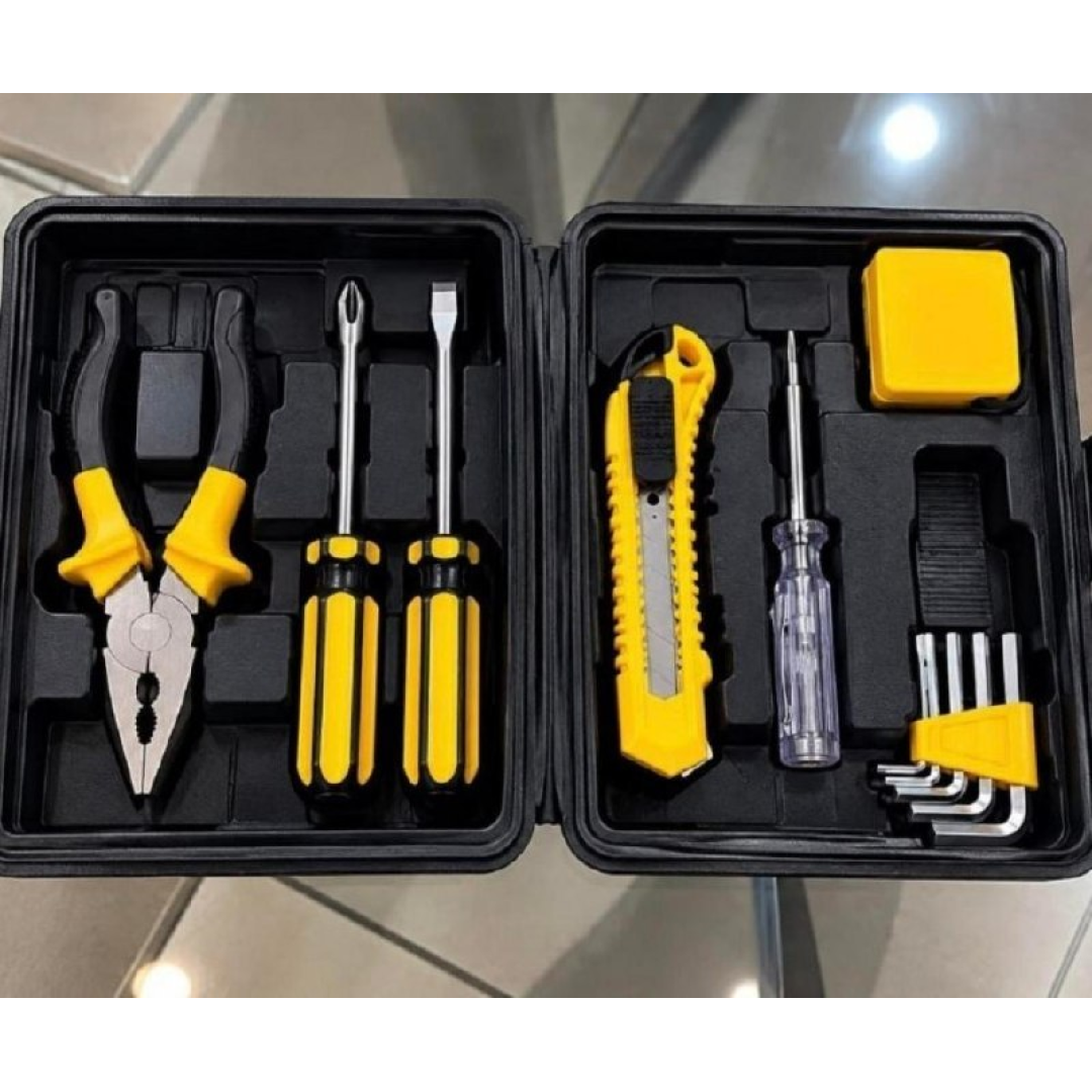 Kit Jogo de Ferramentas Aço Carbono Titanium 11 Peças