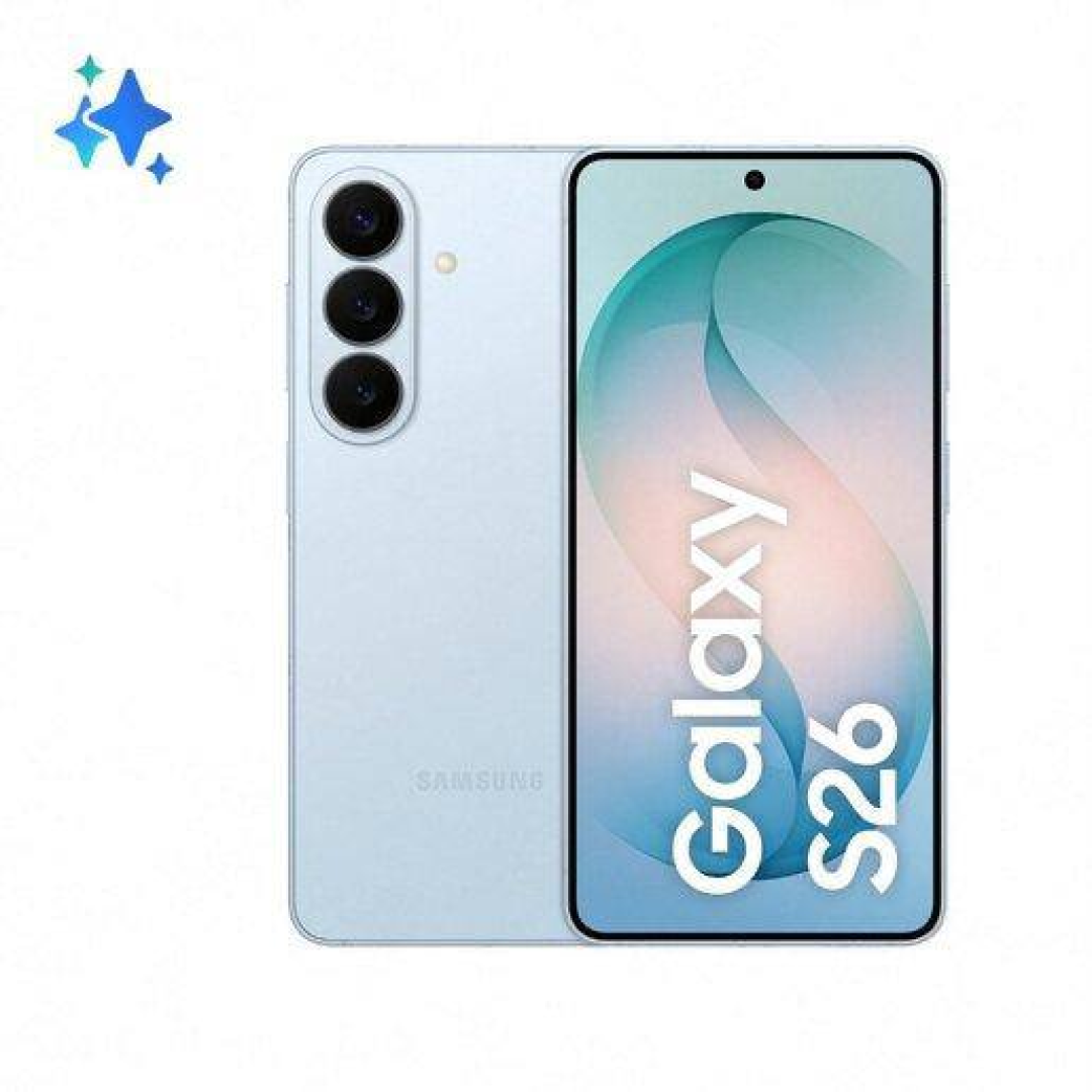Celular Samsung Galaxy S26 5G, 256GB, 12GB RAM, Câmera Tripla de 50+12+10, Tela Grande de 6.3" - Azul