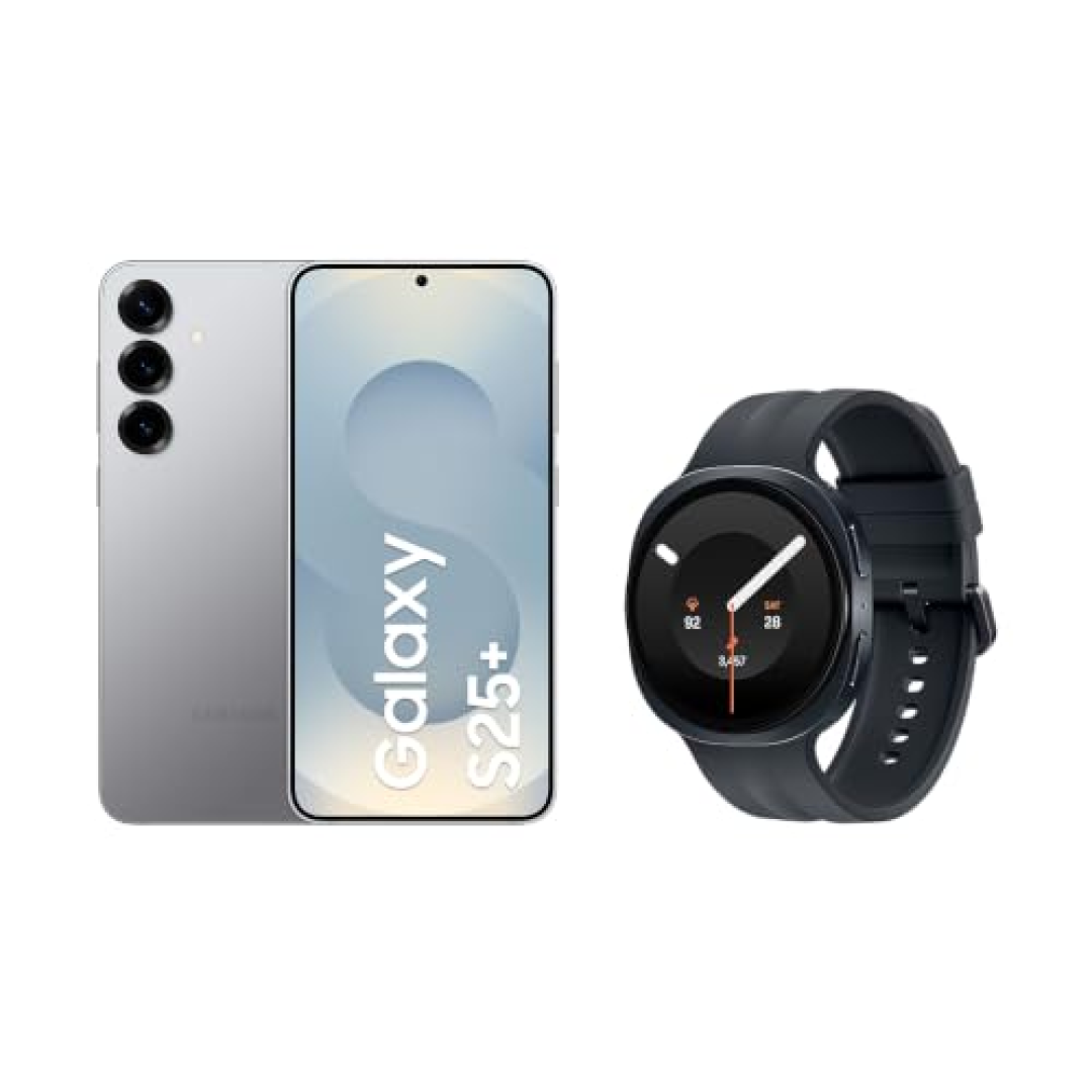 Samsung Combo Galaxy S25+ 512GB Prata + Galaxy Watch9 BT 44mm Grafite