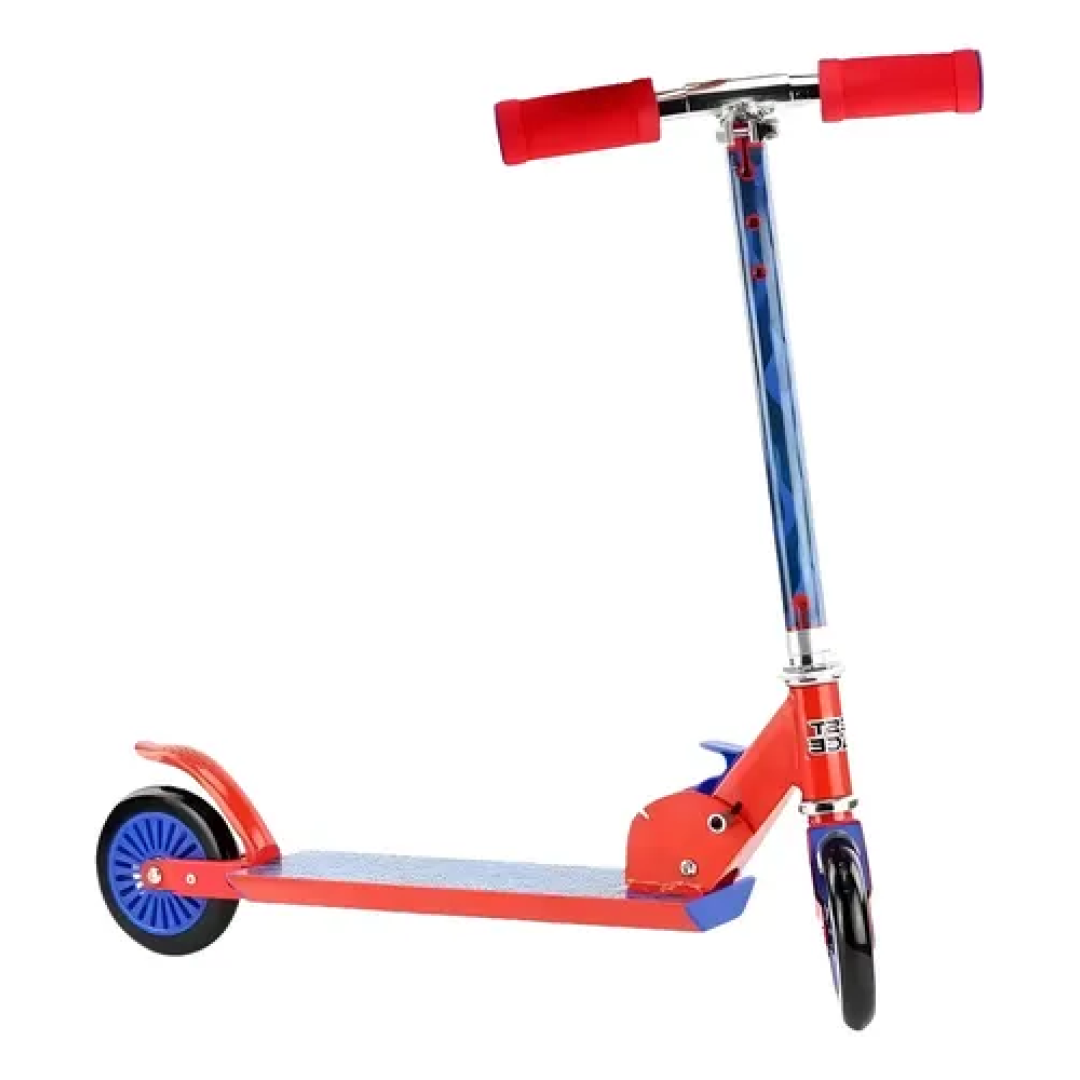 Patinete De 2 Rodas Dobravel E Com Guidao Regulavel Bbr Toys Cor Vermelho