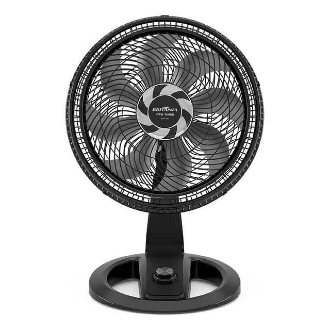 Ventilador Britânia 2 Em 1 Maxx Force Silencioso 174w Bvt481 47 Cm Preto 127v Cinza Plástico 8