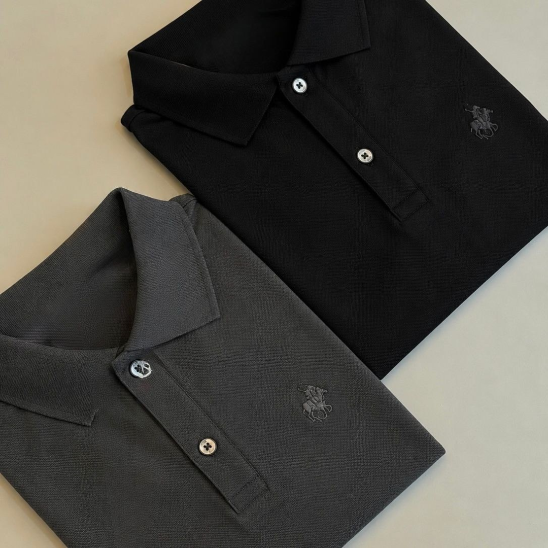 Kit com 2 Camisas Polo Piquet