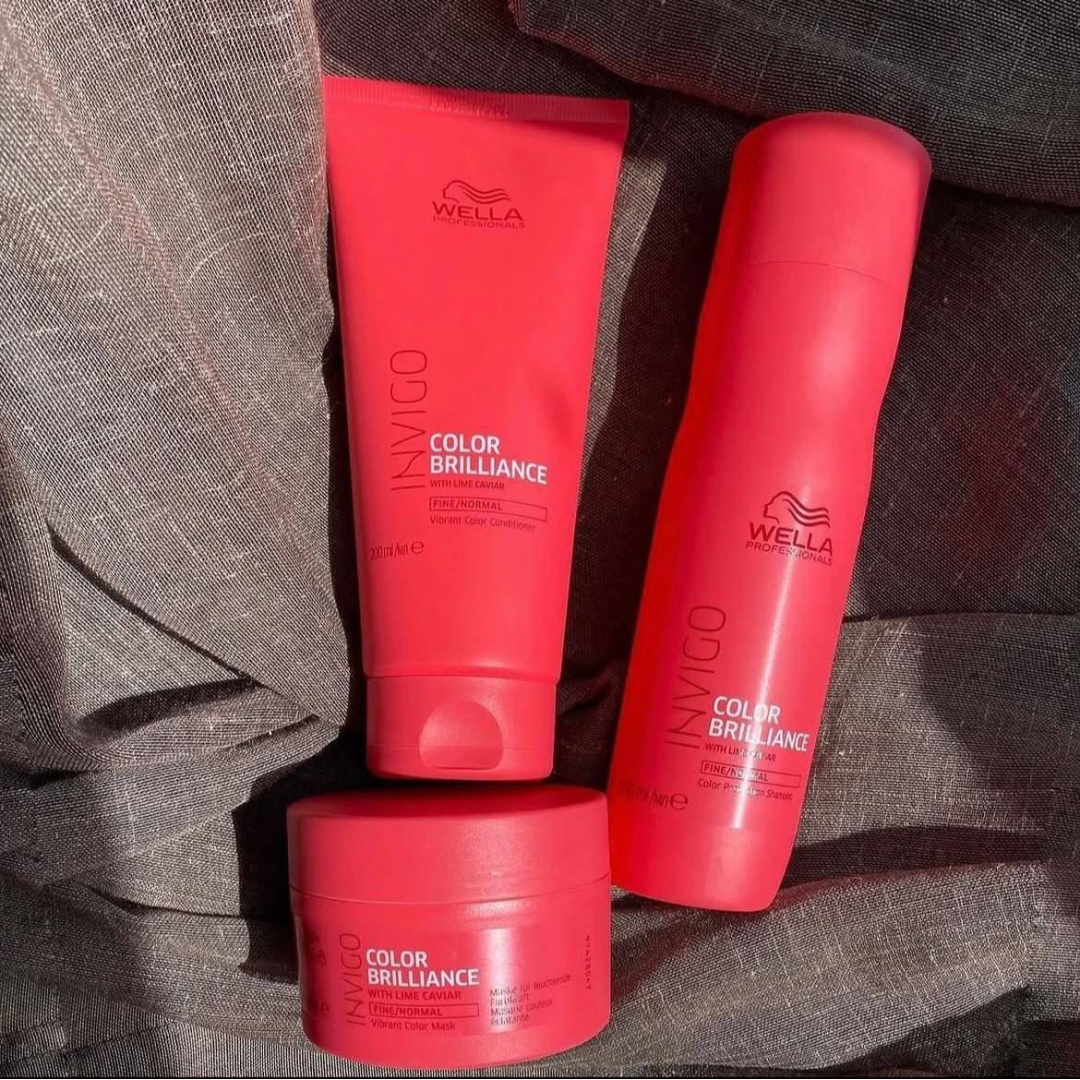 Kit Wella Brilliance Sh 250ml + Cond 200ml + Másc 150ml