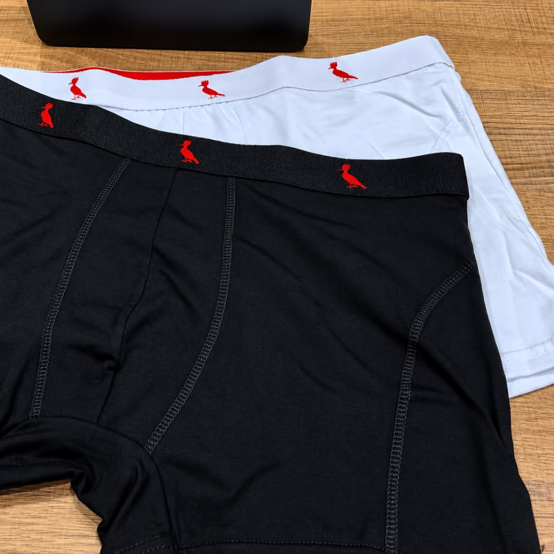 Kit com 2 Cuecas Boxer Reserva Red Bird