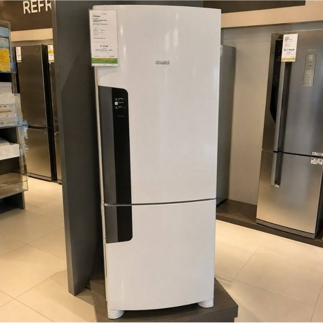 Geladeira Frost Free Duplex 399 Litros Consul Com Freezer Em Branco