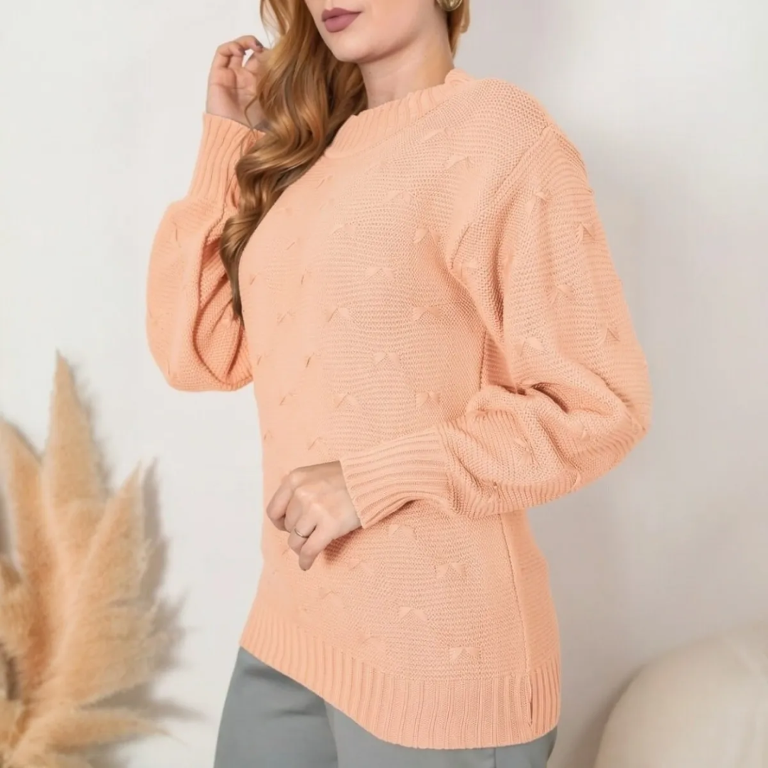 Blusa De Frio Tricot Feminina Suéter Lã Casaco Inverno Tricô