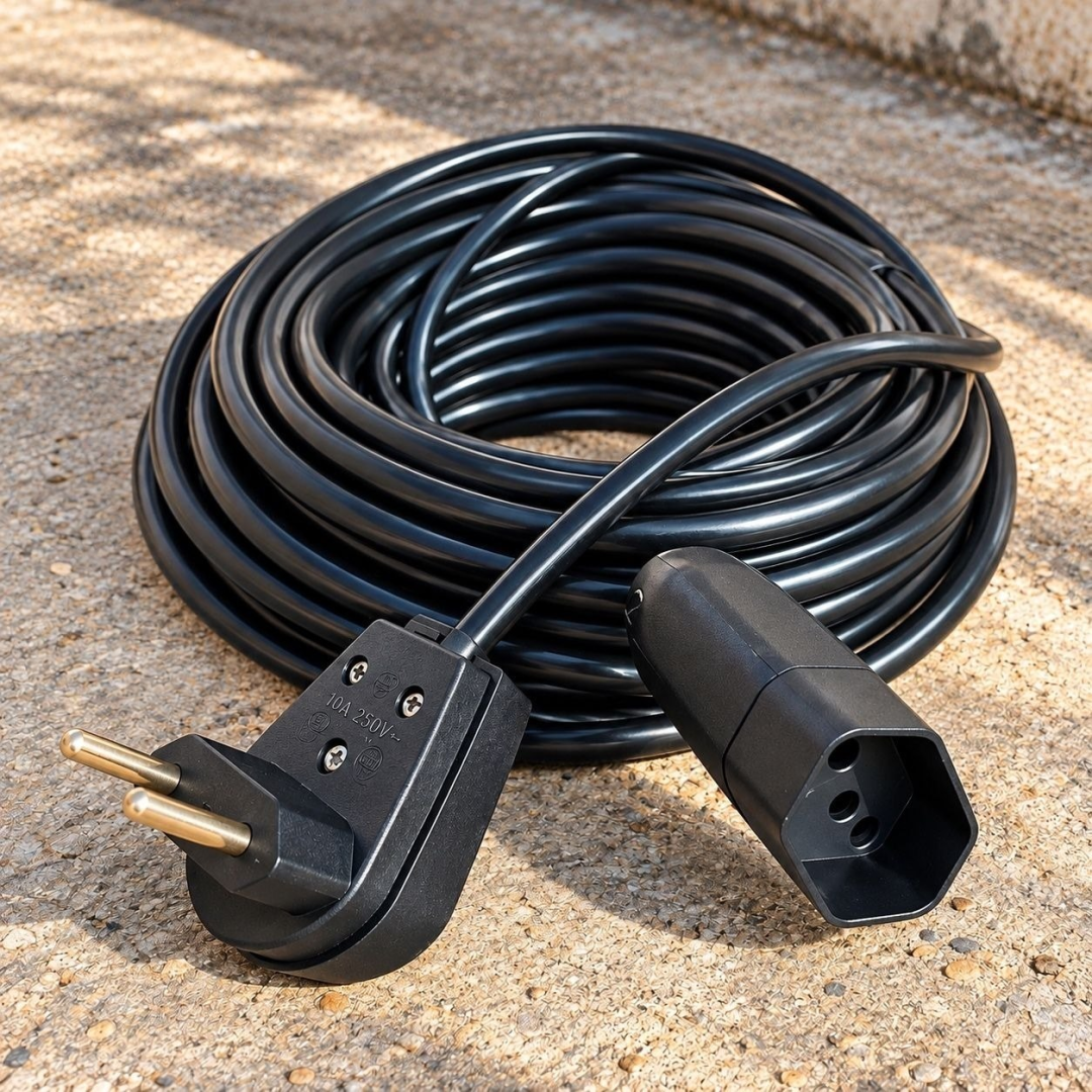 Extensão Elétrica 50m 10A Cabo PP 2x1 Reforçada
