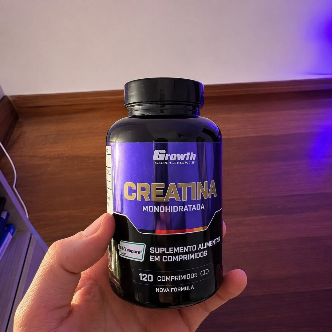 Creatina Creapure 120 Cáps Growth Supplements