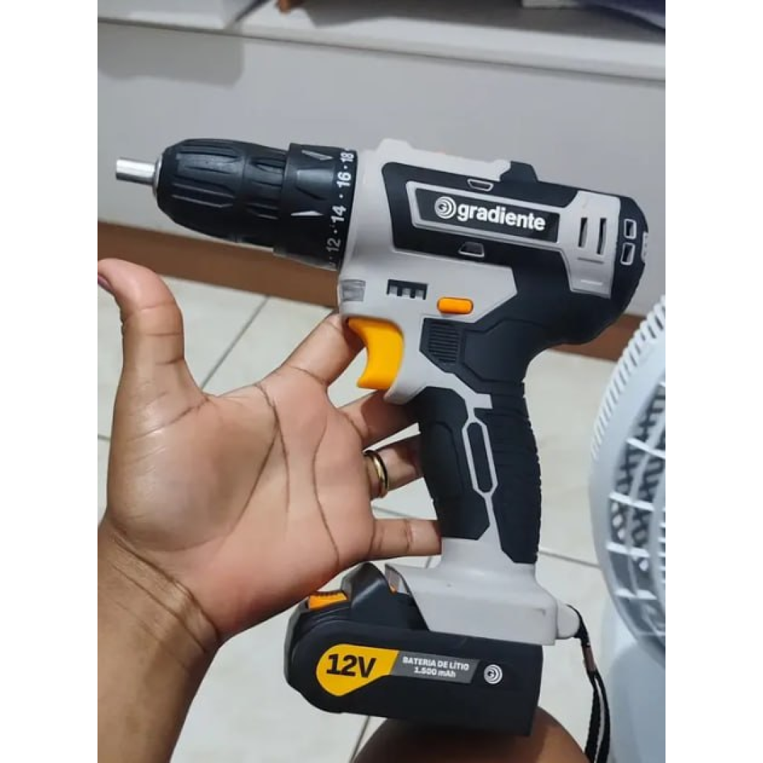 Parafusadeira E Furadeira de Impacto Gradiente c/ maleta 12V