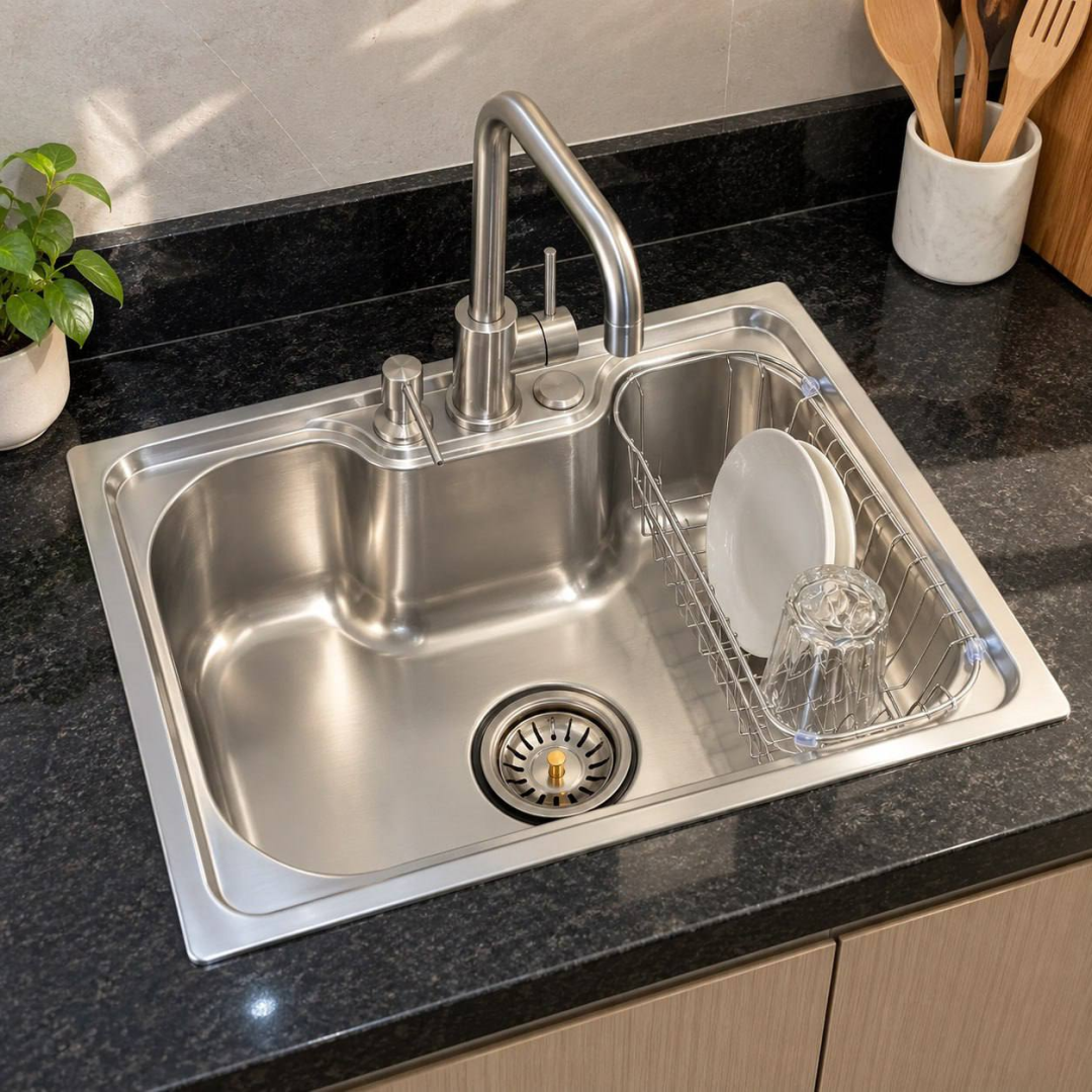 Cuba Gourmet para Cozinha Aço Inox 201 50x40cm Nawa Prata - Pingoo.casa