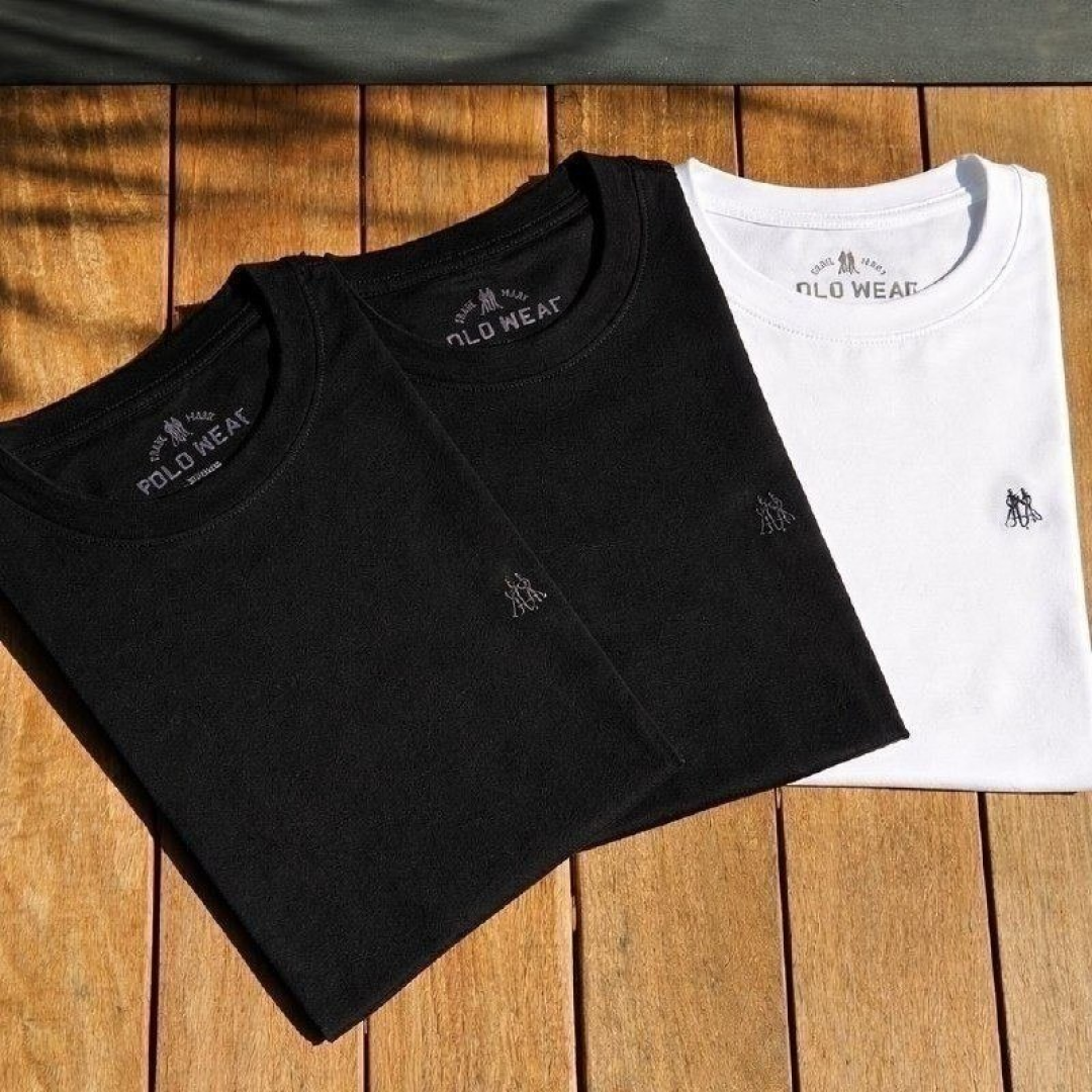 Kit com 4 Camisetas Polo Wear