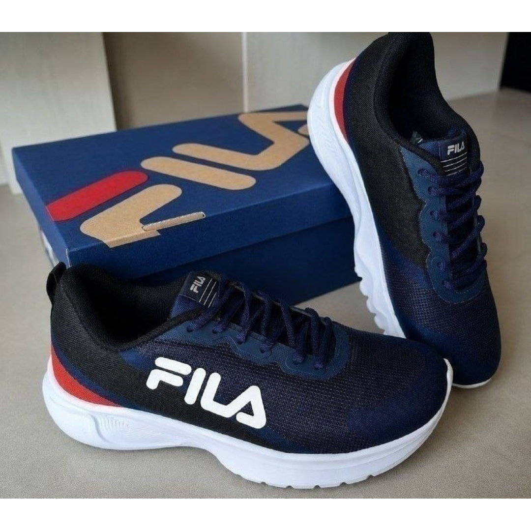 Tênis Fila Vector Masculino Confortável Estilo Esportivosd