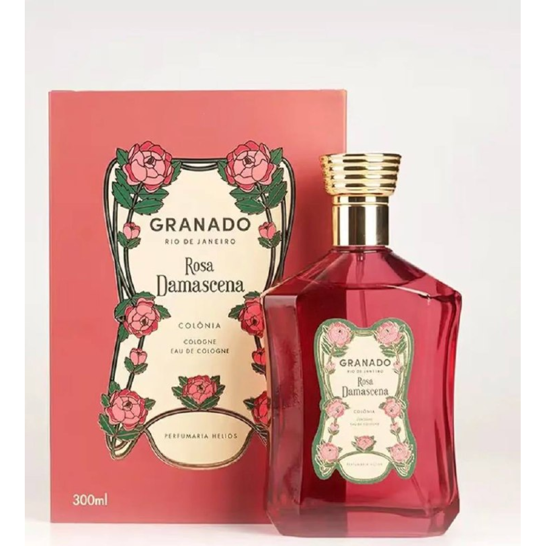 Colônia Granado Rosa Damascena 300 mL Vintage
