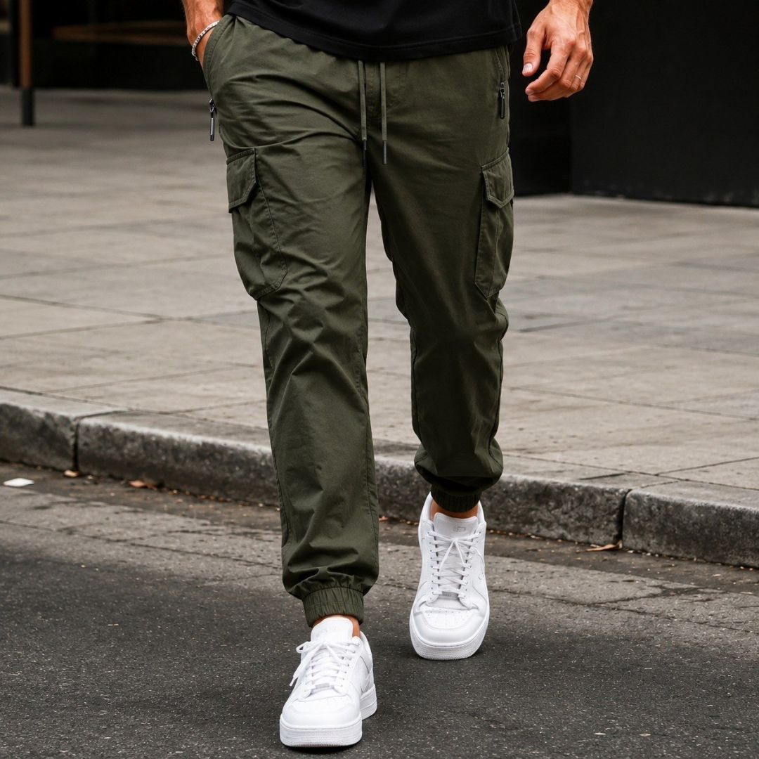 Calça Jogger Cargo Poliamida com Elastano