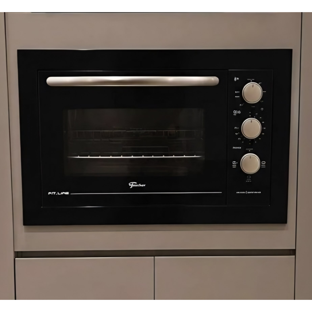 Fischer Forno Elétrico Embutir Fit Line 48L Black 127V