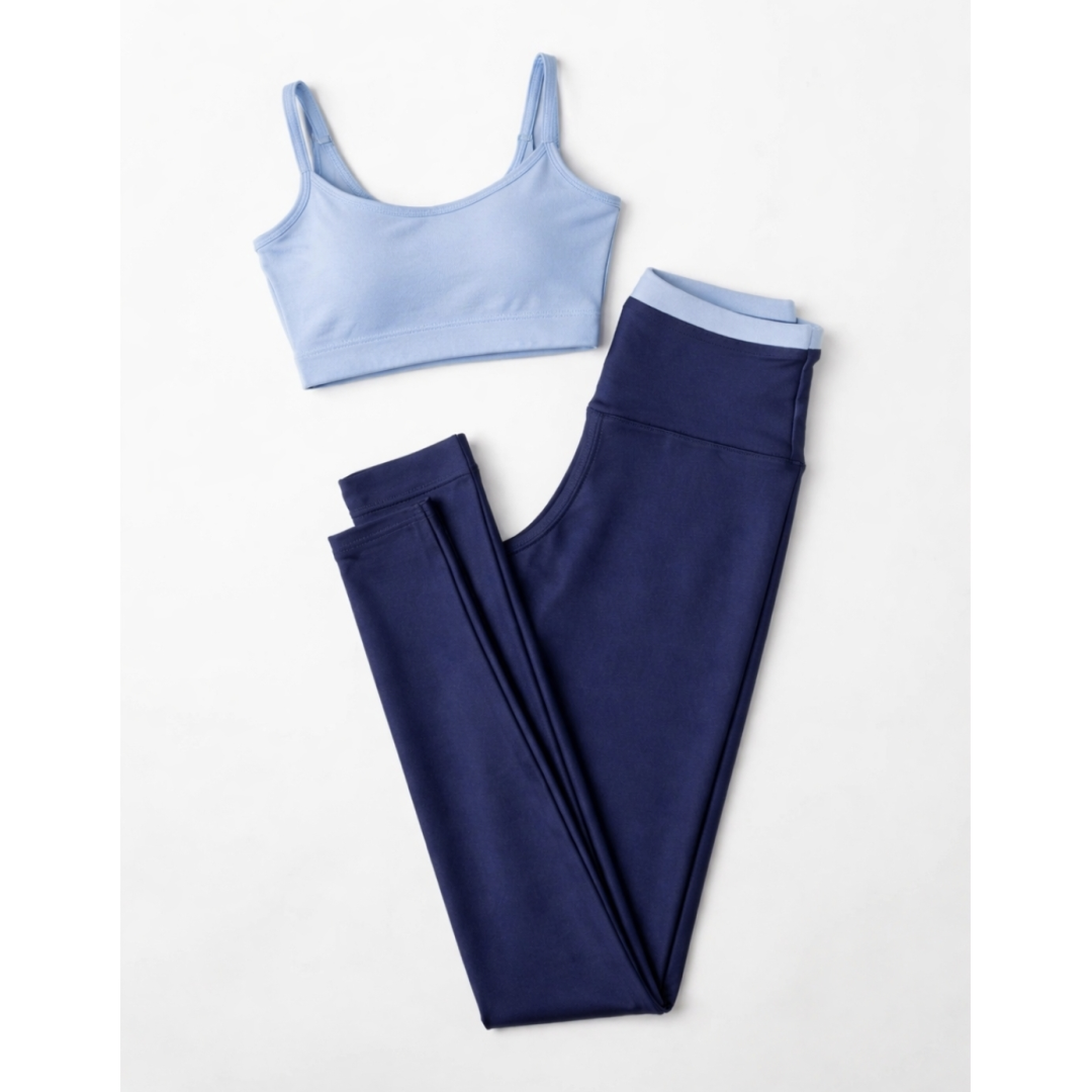 Conjunto Fitness Roupa Academia Legging Zero Transp. Bioc
