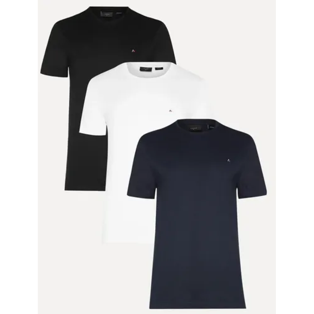Kit com 3 Camisetas Aramis Basic Lisa