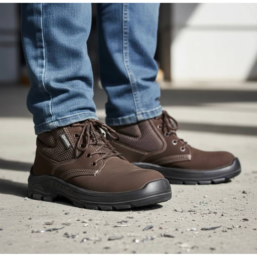 Bota Botina Segurança Bracol Sapato Coturno Nobuck