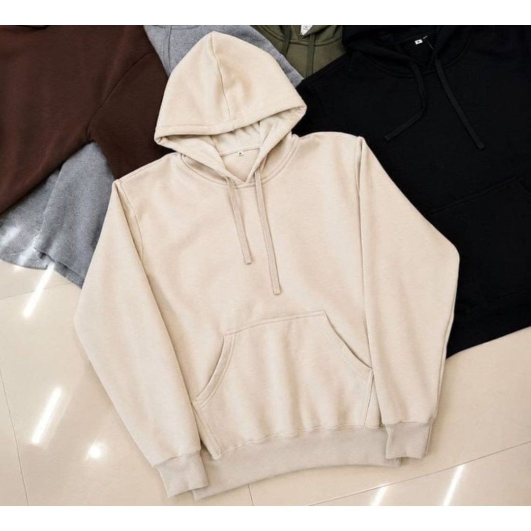 Blusa De Frio Moletom Estilo Canguru Com Capuz  Bolso Macio