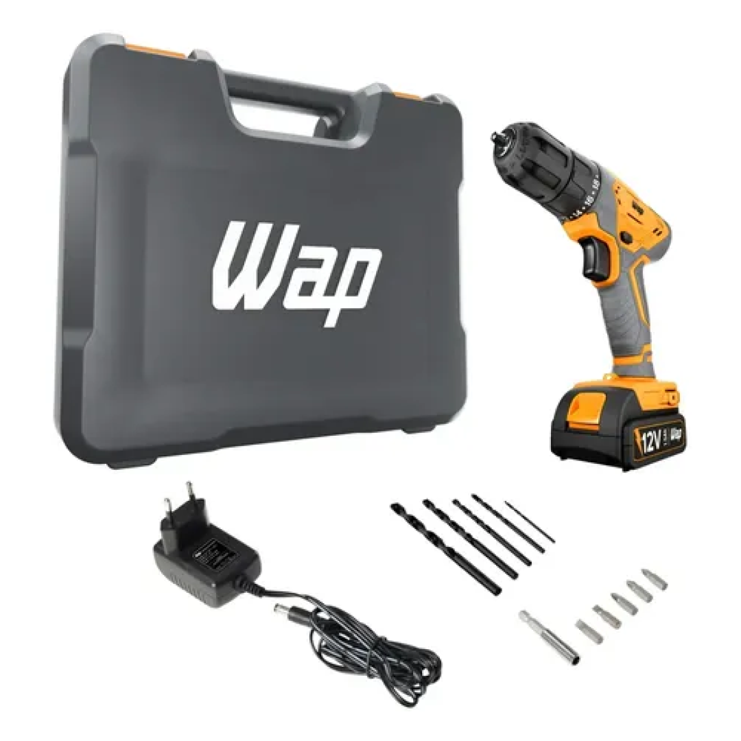 Parafusadeira e Furadeira WF12K3.2 Bateria 12V WAP