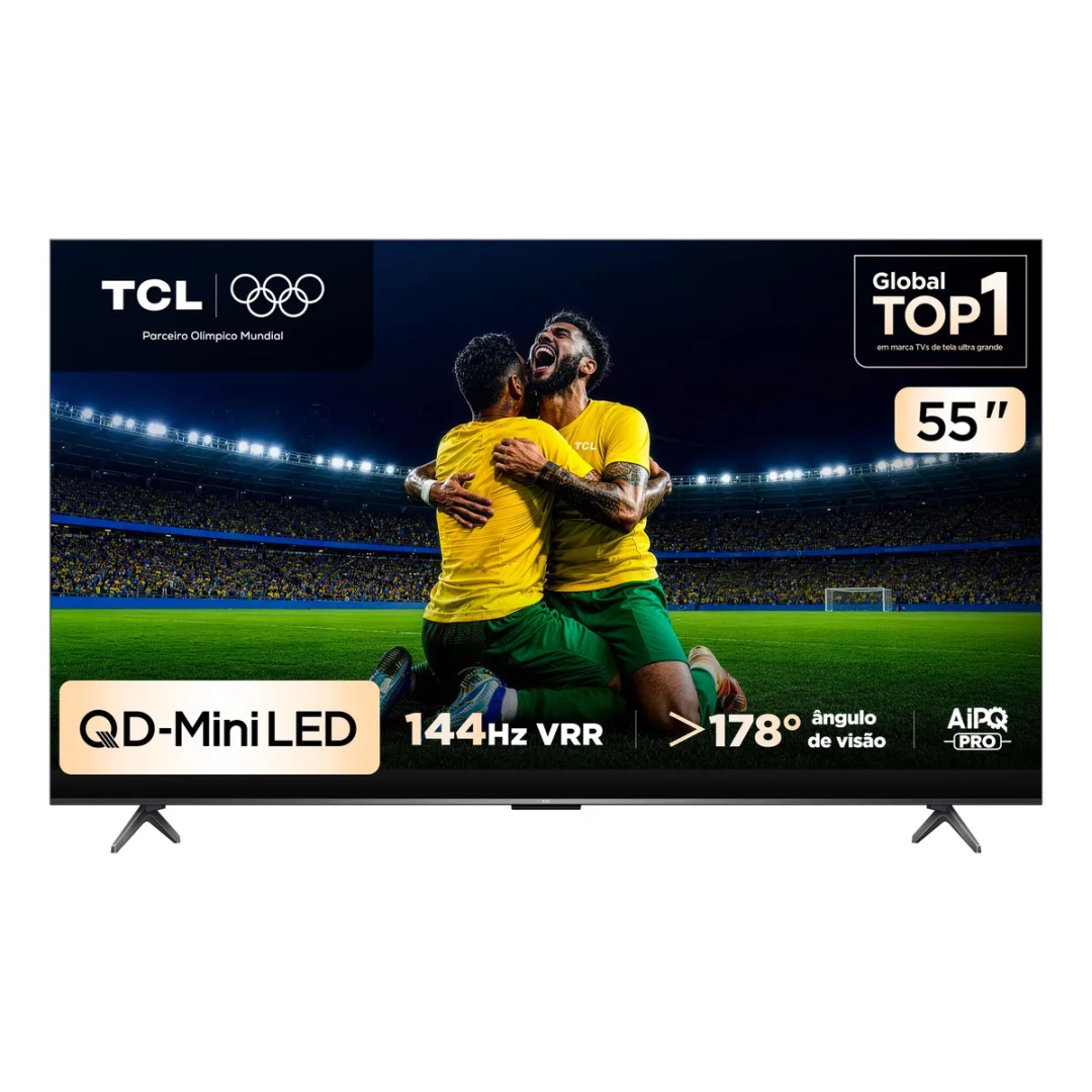 Smart Tv Tcl 55 4k Qd-mini Led Google Tv 127/220v 55c6k