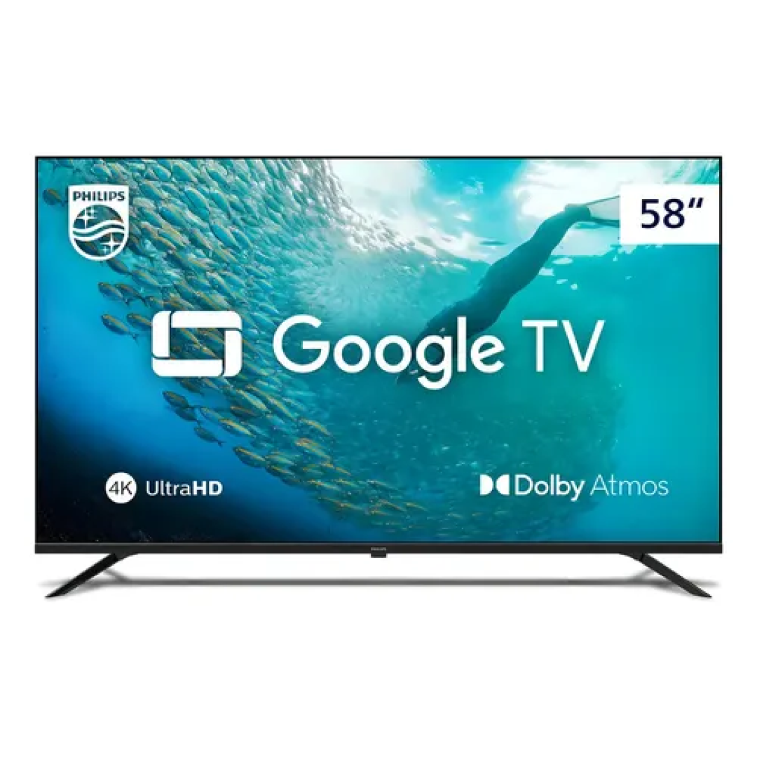 Smart Tv 4k Uhd Led 58 Philips Pug7019 Wi-fi Google Tv 3 Hd