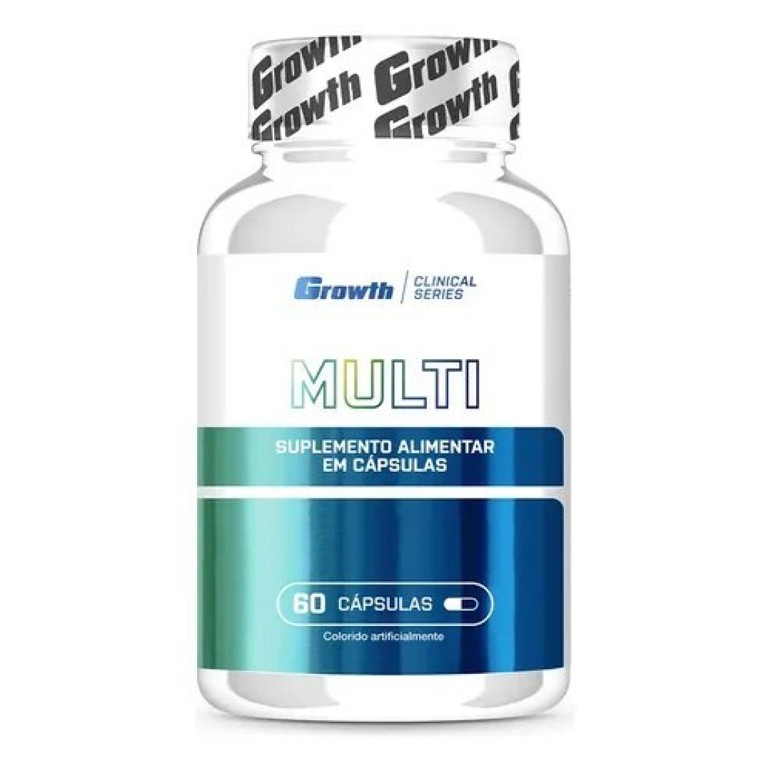 Multivitamínico 60 Cáps. Growth Supplements Sem Sabor