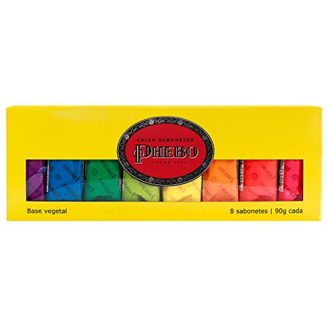 Kit Sabonete Phebo Amarelo 720g