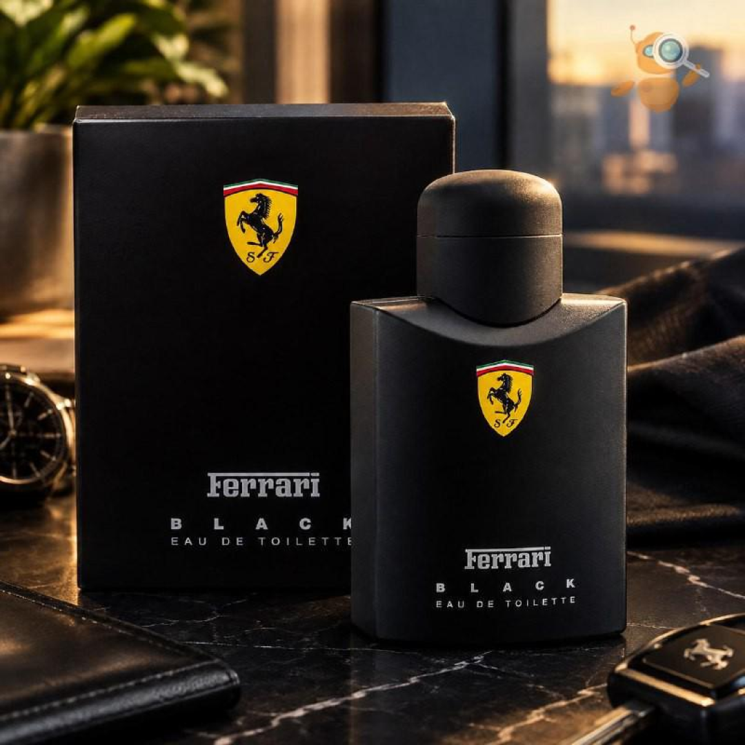 Perfume Ferrari Black Scuderia Eau de Toilette Perfume Masculino 125ml