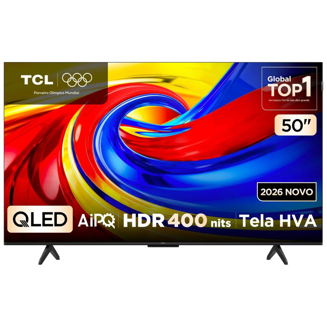 Smart TV 50" TCL 4K UHD QLED 50P7L Google TV 2026v