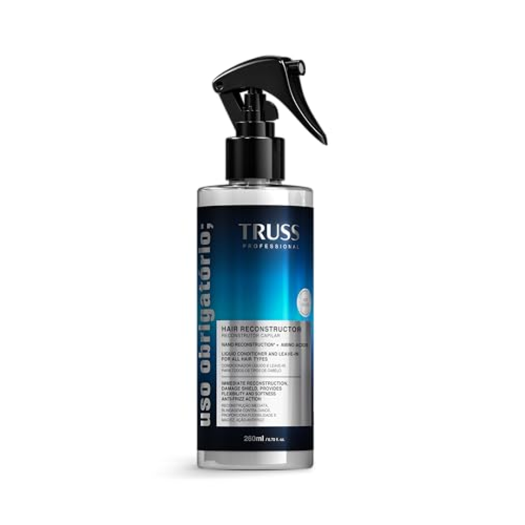 Truss Reconstrutor Capilar Uso Obrigatório Spray Hidratação e Reconstrução Imediata 260ml