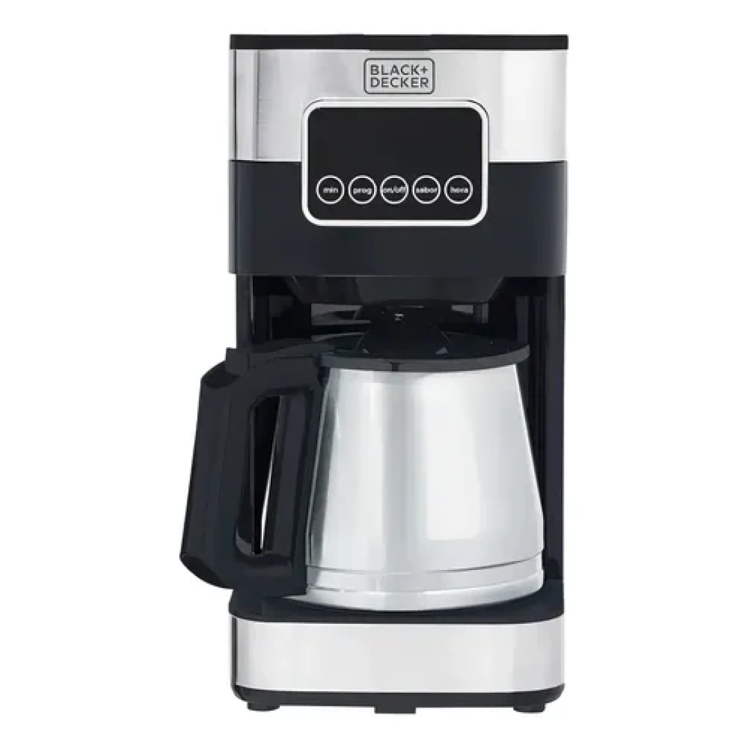 Cafeteira Elétrica Inox Black Decker CM350G Capacidade 1,5L