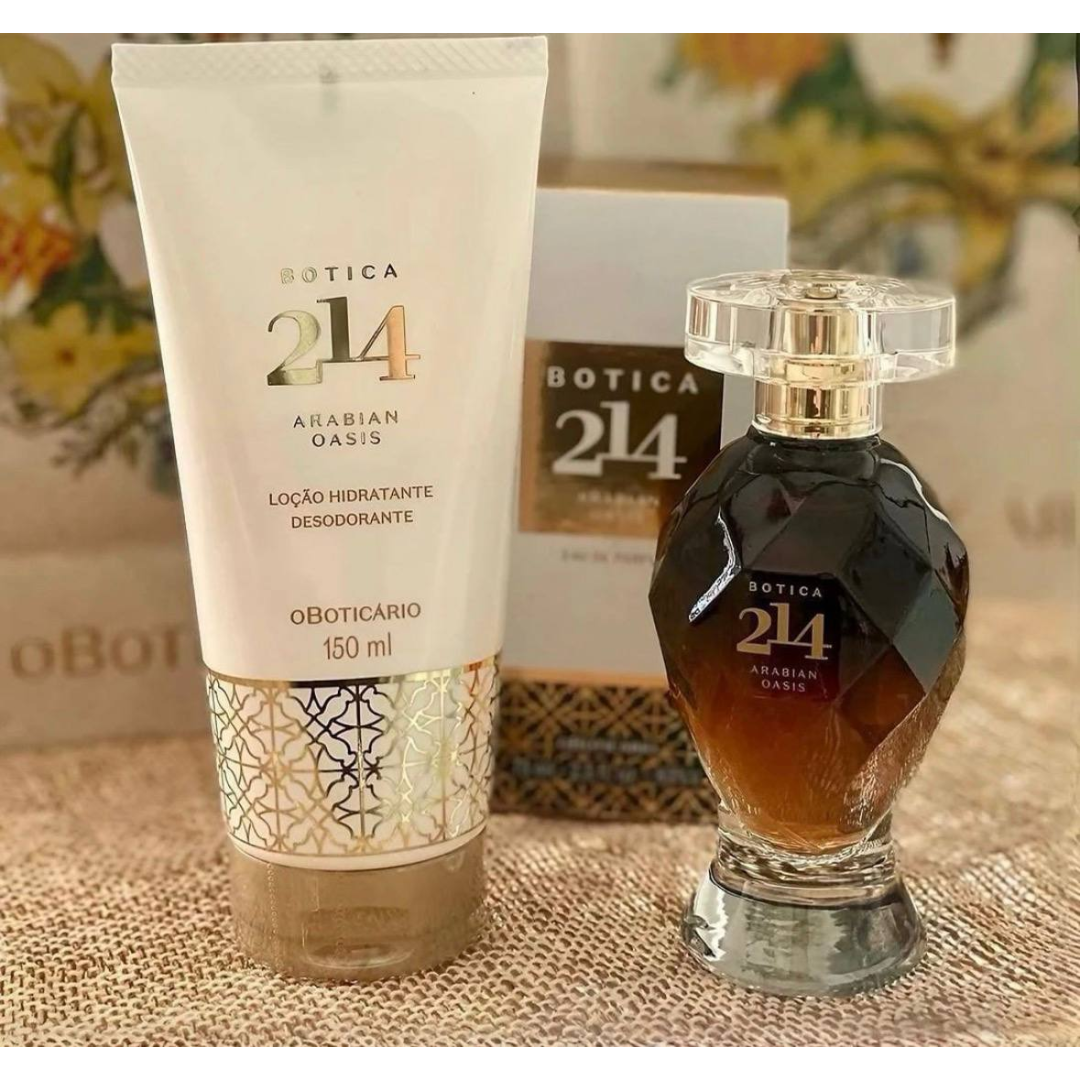 Combo Botica 214 Arabian Oasis Feminino: Eau De Parfum 75ml